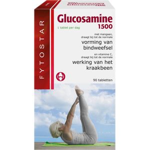 Fytostar Glucosamine 1500 - Glucosamine - Soepele gewrichten – Nutricomplex – 90 tabletten