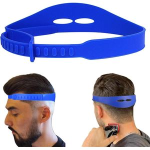 Allecto plus - Knipsel scheersjabloon voor mannen - Verstelbare siliconen band - Haarsnij-instructiehulpmiddel