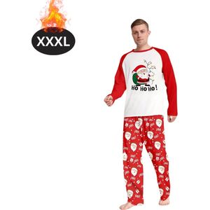 Livano Kerst Pyjama - Heren - Kerstpyjama - Mannen - Slaapkleding Volwassenen - Set - Broek - Shirt - Christmas - Maat XXXL