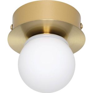 EGLO Mosiano Wandlamp - Plafondlamp - Spiegellamp - Badkamer - LED - Ø 11 cm - Goud/Wit