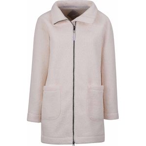 BJØRNSON Milla Curly Fleece Parka Jas Dames - Winterjas - Maat 36 - Off-White