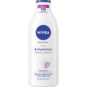 NIVEA - Rozenbloem - Body Lotion - 50% Gerecycled Plastic - Hydratatie 72 Uur