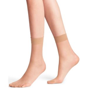 FALKE Seidenglatt licht glanzend ultra transparant 15 Denier pantysokken dames beige - Maat 35-38