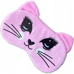 Roze Katten Slaapmasker voor Ontspanning en Rust
