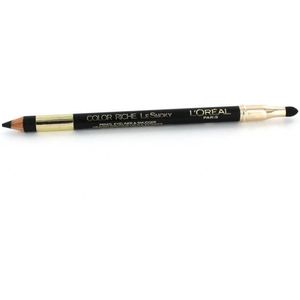 L’Oréal Paris Color Riche Le Smoky - 201 Black Velourt - Oogpotlood
