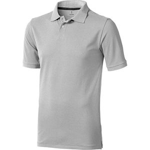 Men's Calgary Polo met korte mouwen Grey Melange - S