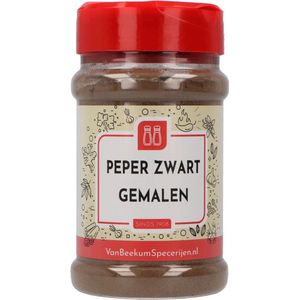 Van Beekum Specerijen - Peper Zwart Gemalen - Strooibus 150 gram
