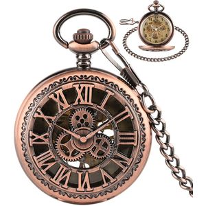 GWS Zakhorloge Mechanisch Vintage – Met ketting - Mechanisch Zakhorloge met handmatige opwinding