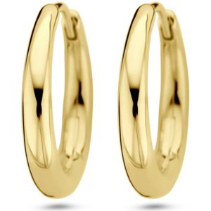 Zilver Verguld (Geel) Klapoorringen 1 Micron 2103346