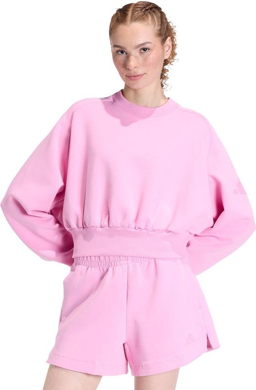 adidas Sportswear Soft Lux-sweatshirt met losse pasvorm - Dames - Roze