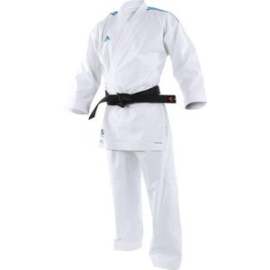 adidas Karatepak Adilight Wit/Blauw 170