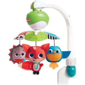 Tiny Love Draagbare mobiel, Mobiel voor wieg en kinderwagen, 5 melodieën, ronddraaiende speeltjes voor visuele stimulatie, verstelbare arm voor reiswieg of campingbed, vanaf 0 maanden, Meadow Days