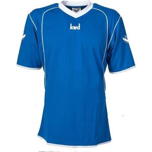 KWD Sportshirt Victoria - Voetbalshirt - Kinderen - Maat 140 - Blauw/Wit