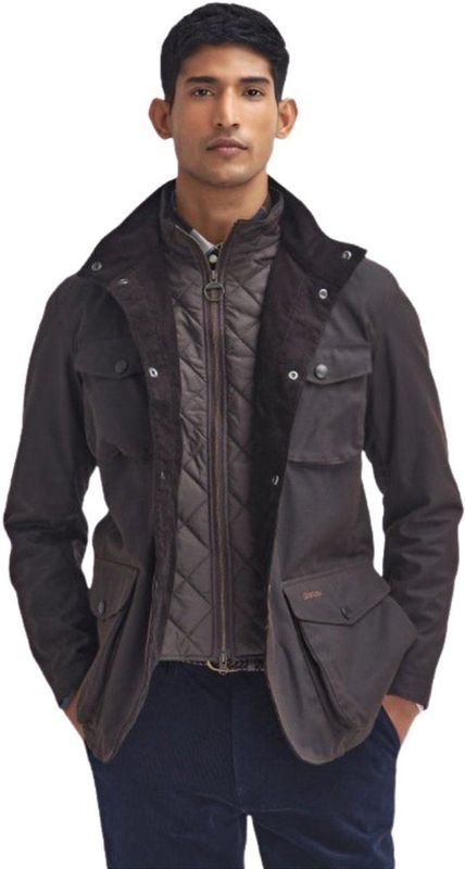 Barbour - Ogston Wax Jacket - Winterjas - Bruin