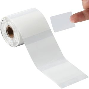 220Pcs 4 x 3 CM Witte Thermische Etiketten Papier Rechthoek - Waterdichte Vervanging Maker Tape - Thermische Print Zelfklevende Stickers - Label Roll voor Verzendadres - Zakelijk Logo DIY Ambachten .