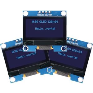 OLED-display 0,96 inch 128x64 pixels I2C-module voor Arduino