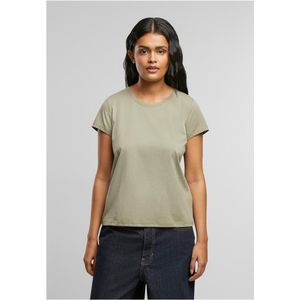 Urban Classics - Sorona Regular - Dames T-shirt - Olijfgroen
