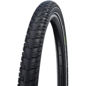 Schwalbe Draadband Energizer Plus Tour - GreenGuard - Reflectie - 28 x 1.75 inch / 47-622 - ADDIX E - Zwart