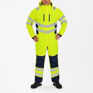 Engel Safety winteroverall 4946-930 - Hi-vis Yellow / Blue Ink - L