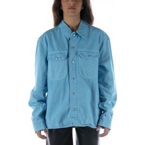 Calvin Klein Overhemdjas Lichtblauw - Streetwear - Volwassen