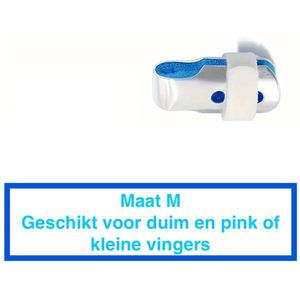 Vingerbrace Maat M (5,5 cm) - Duimbrace/Pinkbrace - Verstelbaar Vingerspalk - Vinger spalk - Ondersteuning voor de vingers - Triggervinger - Brace voor gebroken vingers