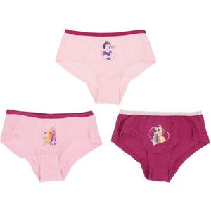 Slips voor meisjes - 3-Pack - Roze met Disney prinsessen - 110/116 - 5/6 jaar