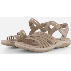 Skechers - Reggae Slim Coffee - Sandalen - Beige - Textiel - Memory Foam