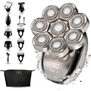 Lexium Skull Shaver - Scheerapparaat Mannen – Trimmer - Tondeuse - Hoofd Kaal Scheren