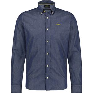 NZA Overhemd Upper Mangatawhiri Donkerblauw - Maat XL - Heren - Overhemden Casual
