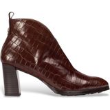 Wonders - Sorrento - Enkellaarsjes - Zwart - Leren