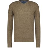 Fellows United Pullover V-Neck Structure Knit Oker (32.1103 - 151)