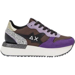 Sun68, Dames, Schoenen, Veelkleurig, Maat: 36 EU Leer,