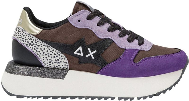 Sun68, Dames, Schoenen, Veelkleurig, Maat: 36 EU Leer,