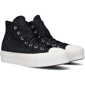 Converse Chuck Taylor All Star Lift Hi Hoge sneakers - Dames - Zwart - Maat 37,5