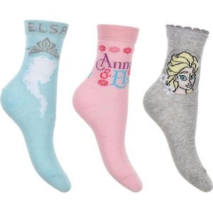 Disney Frozen - sokken Elsa en Anna - 3 paar - maat 31/34