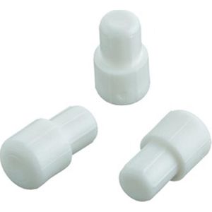 I-Fix - Kastplankdrager - Wit - Kunststof - Ø 6 mm - 20 Stuks