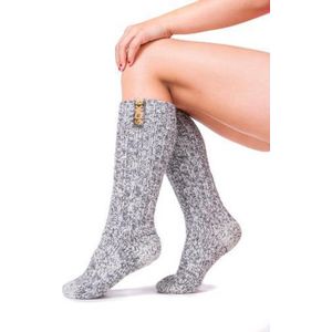 SOXS - wollen kindersokken - blazing orange - 29 t/m 33