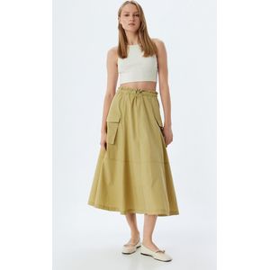 Midi-lengte Vorm A Rok