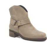 Durea - 9820 - Enkellaarsjes - Taupe - Wijdte K