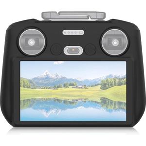 Beschermhoes Siliconen Hoes voor RC 2-controller - Krasbestendige Hoes voor Drone-afstandsbediening - Compatibel met Mini 4 Pro Air 3 RC 2 Drone - Zwart .