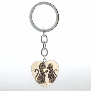 Sleutelhanger Kat, Pluche sleutelhanger als katten taschhanger cadeau