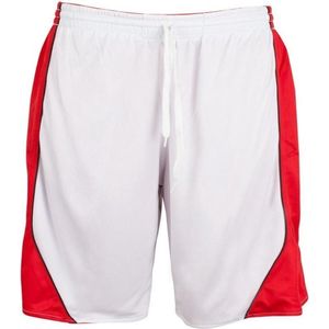 Burned Dubbelzijdig Short - Sportbroek - Rood / Wit - XXL