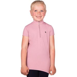 Qhp Sportshirt Veerle Junior Soft Pink - 116 | Kids ruiterkleding