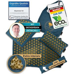 Lexium Spijkermat – Acupressuur Mat - Spijkerbed - Acupunctuur Kussen - Shakti Massage - Massage & Ontspanning -