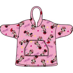 Disney - Minnie Mouse - Fleece Deken - Roze - Kind