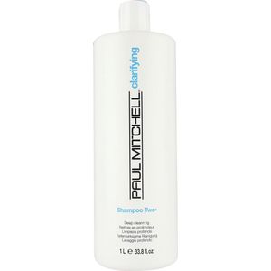 Paul Mitchell Clarifying Shampoo Two-1000 ml - Normale shampoo vrouwen - Voor Alle haartypes