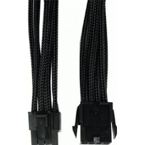 Gelid Solutions - 6+2 Pin Verlengkabel - Zwart - 30CM