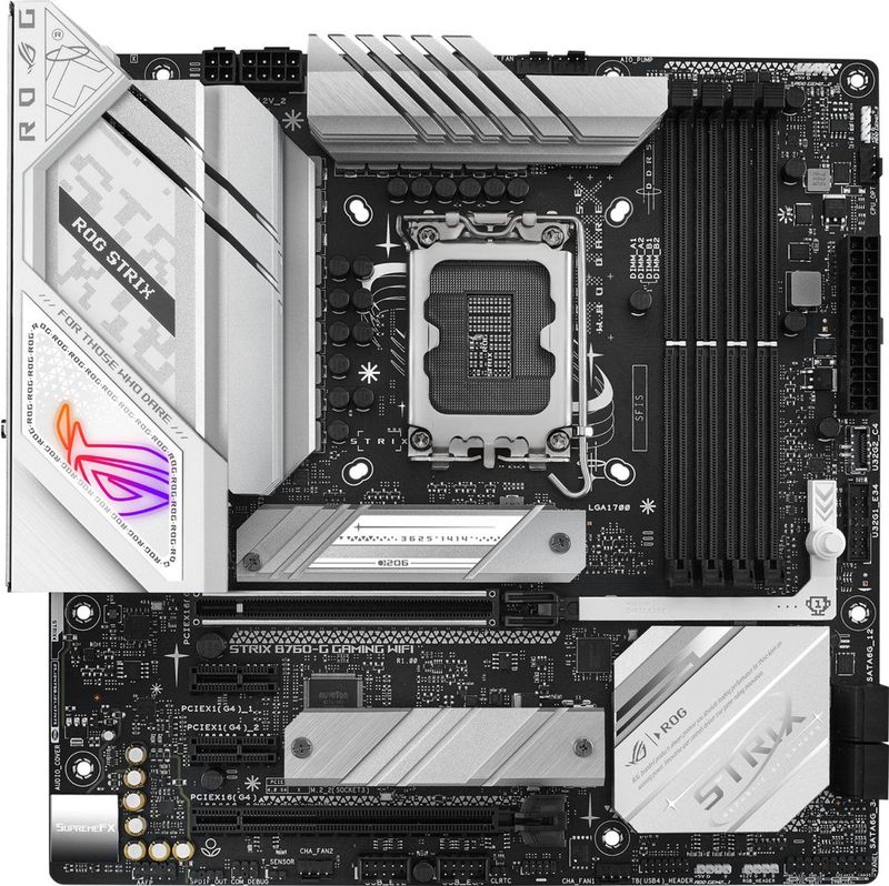Asus - ROG STRIX B760-G GAMING WIFI - Moederbord - Intel LGA 1700 - Micro ATX