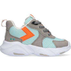 BunniesJR 222481-781 Uni Lage Sneakers - Blauw/Grijs - Imitatieleer - Veters