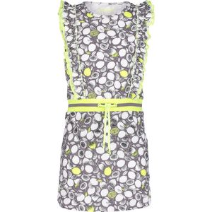 4PRESIDENT Meisjes jurk - Lemon AOP - Maat 116 - Meisjes jurken